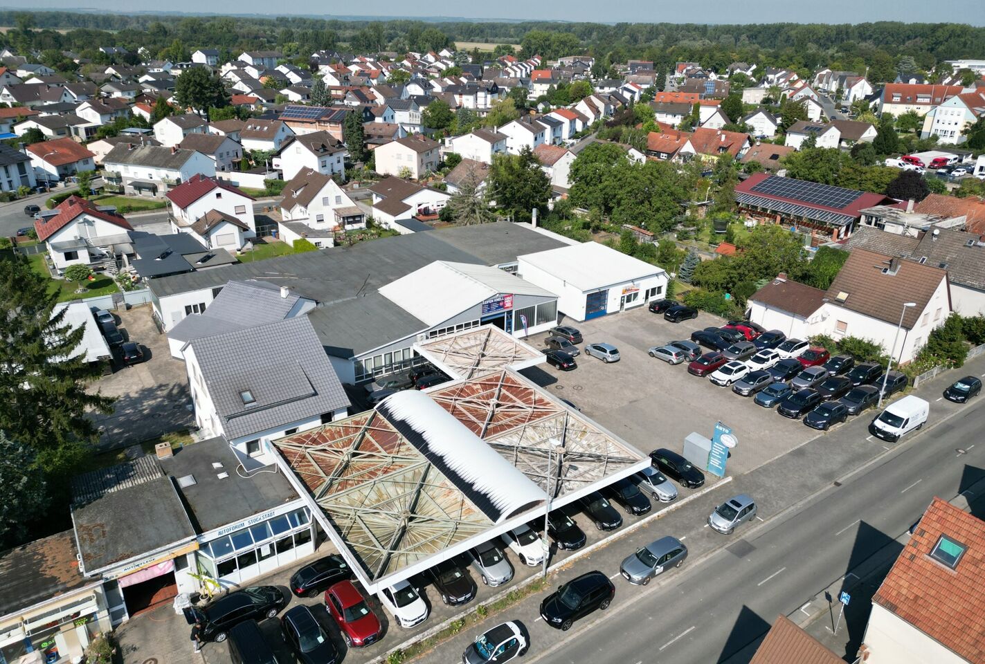 Ansicht Autohandel