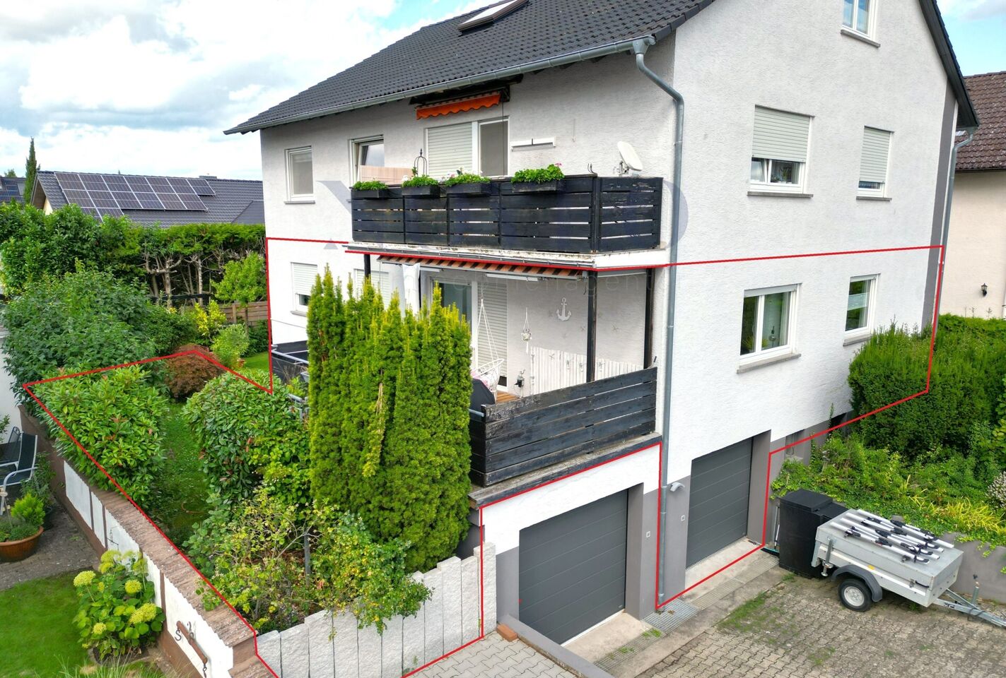 Schöne Gartenwohnung
