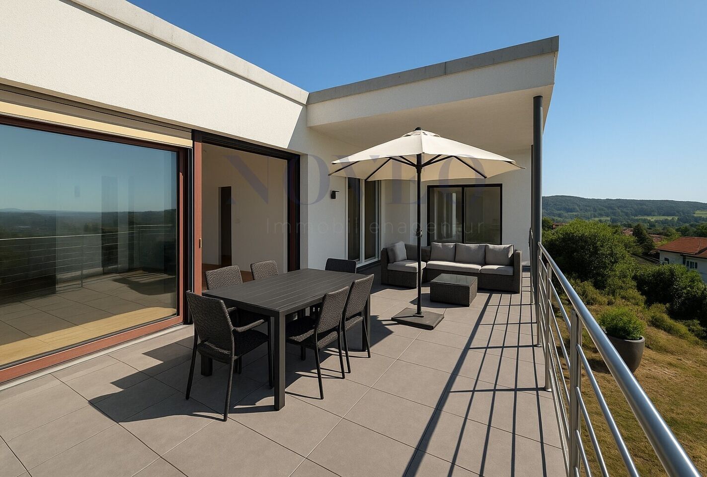 visualisierte Terrasse